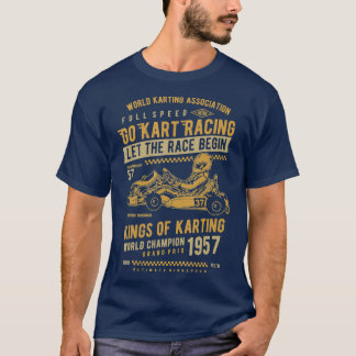 Karting Gift Race Kart Kinder volwassenen T-shirt
