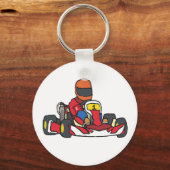 Karting Go-Kart Sleutelhanger (Voorkant)