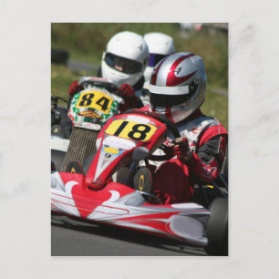 Karting karts minimax motorsport briefkaart