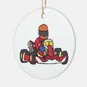 Karting Keramisch Ornament (Links)