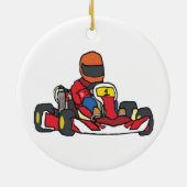 Karting Keramisch Ornament (Achterkant)