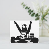 karting.png briefkaart (Staand voorkant)