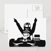 karting.png briefkaart (Voorkant / Achterkant)