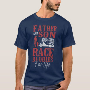 Karting Vader Zoon Vintage Vader En Zoon Race T-shirt