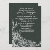  karton, Floral Display Vrijgezellenfeest Kaart (Voorkant / Achterkant)