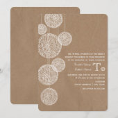 Karton geïnspireerde wijn Wereldbollen bruiloft Kaart (Voorkant / Achterkant)