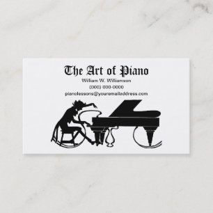 KARTON Piano - Visitekaartjes van Piano