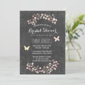  karton vlinderbloemig Vrijgezellenfeest Kaart (Staand voorkant)