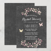  karton vlinderbloemig Vrijgezellenfeest Kaart (Voorkant / Achterkant)