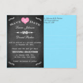  karton voor typografie, sparen de Kaart van de Da (Achterkant)