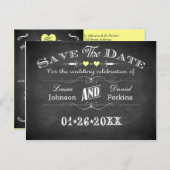  karton voor typografie, sparen de Kaart van de Da (Voorkant / Achterkant)