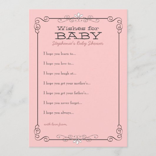  karton wenst Baby shower kaart (Voorkant)