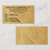 kartonbedrijf visitekaartje (Voorkant / Achterkant)