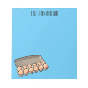 Kartonnen cartoon notitieblok