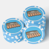 Kartonnen cartoon poker chips (Opstapeling)