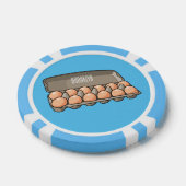 Kartonnen cartoon poker chips (Enkel)