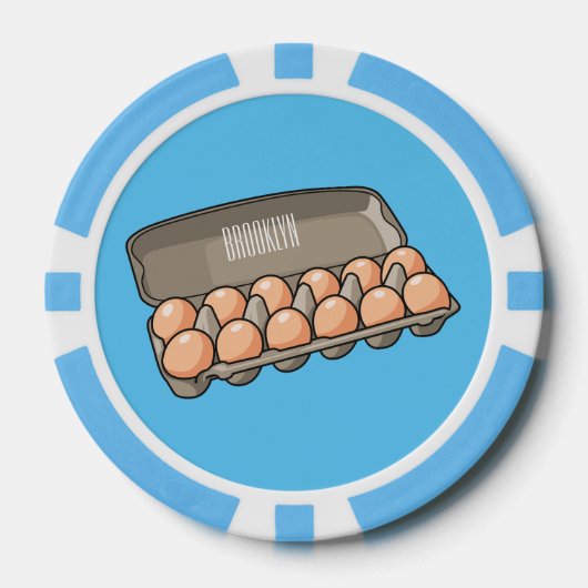 Kartonnen cartoon poker chips (Voorkant)