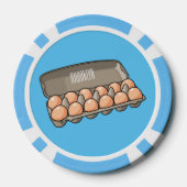 Kartonnen cartoon poker chips (Achterkant)