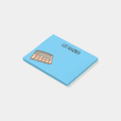 Kartonnen cartoon post-it® notes (Schuin)