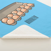 Kartonnen cartoon sherpa deken (3/4)