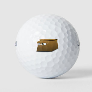 Kartonnen doos golfballen