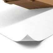 Kartonnen dumpster ontwerp poster (Hoek)