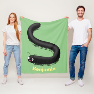 Kartonnen pijl fleece deken