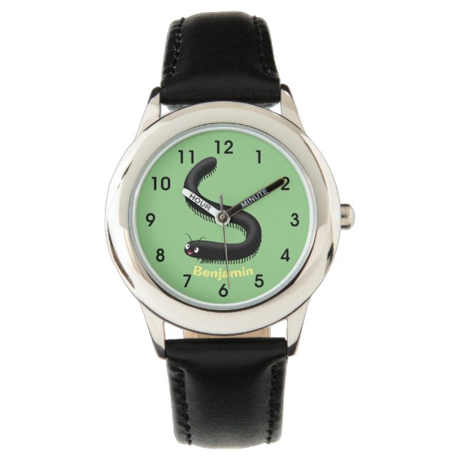 Kartonnen pijl horloge (Voorkant)