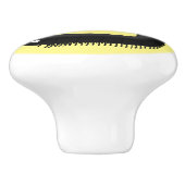 Kartonnen pijl keramische knop (Zijkant)