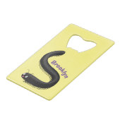 Kartonnen pijl kredietkaart flessenopener (Achterkant Gekanteld)