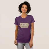 Kartonnen Protestsjabloon T-shirt (Voorkant volledig)