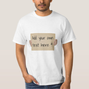 Kartonnen Sjabloon - Vierkant T-shirt