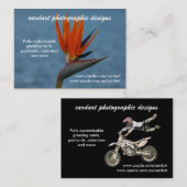 kartonnen zazzle visitekaartje (Voorkant / Achterkant)