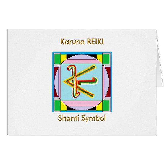 KARUNA Reiki : Shanti Peace is met alles (Voorkant Horizontaal)
