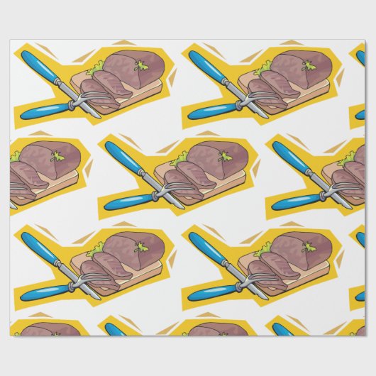 Karvevlees Cadeaupapier (Vlak)