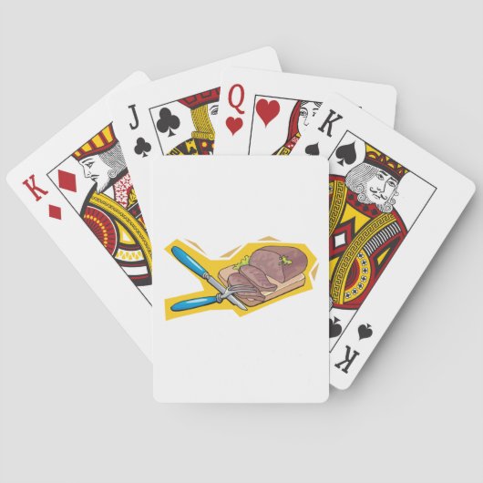 Karvevlees Pokerkaarten (Achterkant)