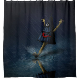 Kasa Obake Japanse Umbrella Ghost Rainy Day Douchegordijn