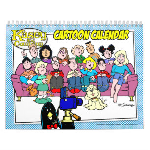 Kasey en Company Cartoon Calendar Kalender