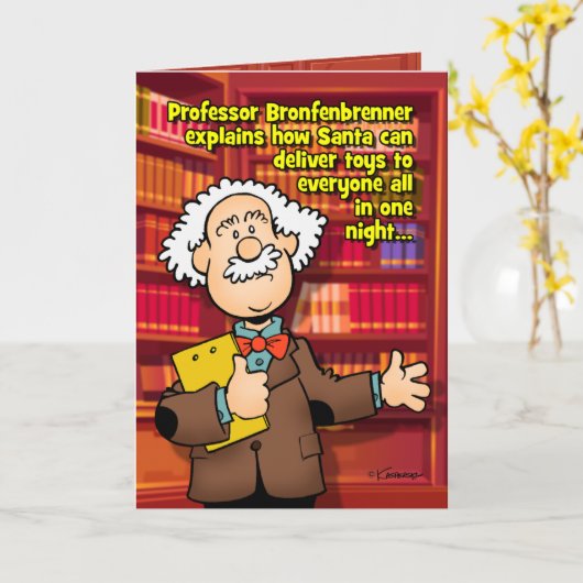 Kasey en Company kerstkaart Kaart (Gele Bloem)