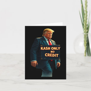 Kash heeft geen krediet bij Donald Trump Kaart