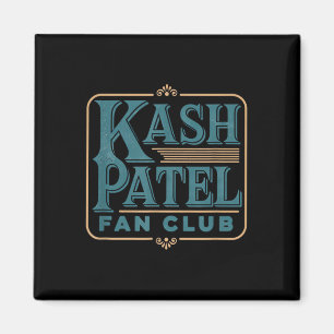 Kash Patel Fan Club Logo President Trump Magneet
