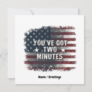 Kash Patel "You've Got Two Minutes" Interview Cita Kaart