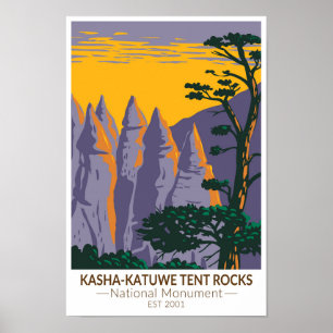 Kasha - Katuwe Tent Rocks Nationaal Monument Poster