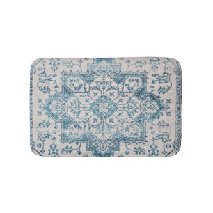 Kashan Poshti Central Persian Rug Print Badmat