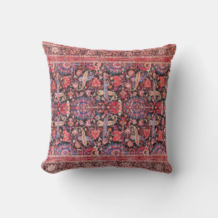 Kashan Poshti Central Persian Rug Print Kussen