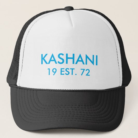 KASHANI 19 Est.72 Trucker Hat Pet (Voorkant)