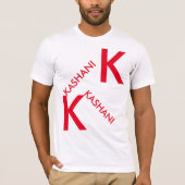 KASHANI Mannen Basic Bella Canvas T-Shirt (Voorkant)