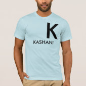 KASHANI Mannen Basic Bella Canvas T-Shirt (Voorkant)