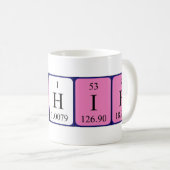 Kashif periodieke tabelnaam mok (Voorkant rechts)