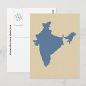 Kashmir Blue Spice Moods India Briefkaart (Voorkant / Achterkant)